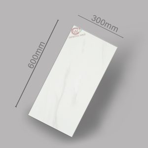 Carrara Gloss White Rec 300x600mm